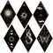 6 Pieces Boho Wall Decor Sun Moon Phases Wall Art Gothic Minimalist Stars Sun Hanging Wooden Home Decor Farmhouse Pediments for Gallery Living Bedroom Room(Boho)
